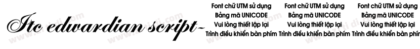 Itc edwardian script字体转换